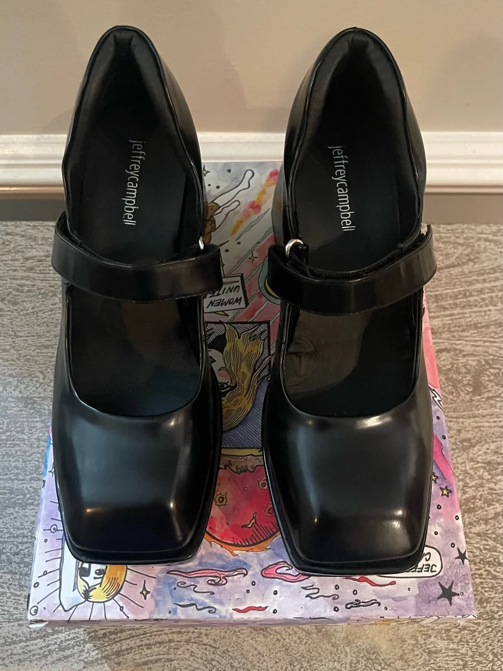 Jeffrey Campbell Reine Platform Mary Jane Pump